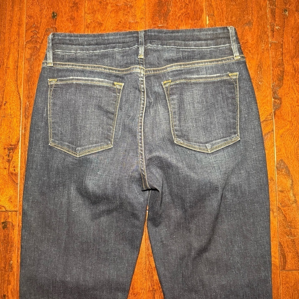 FRAME Le Crop Mini Boot Leg Snap Ankle Jean Size 28 Meribel Wash - Picture 7 of 14